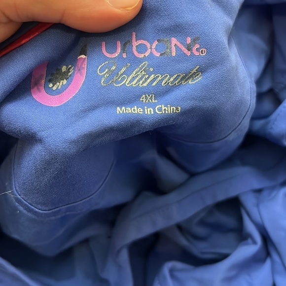 Urbane ultimate blue stretchy scrub top - Picture 5 of 5